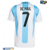 Moški Nogometni dresi Argentina Rodrigo De Paul #7 Domači Copa America 2024 Kratek Rokav